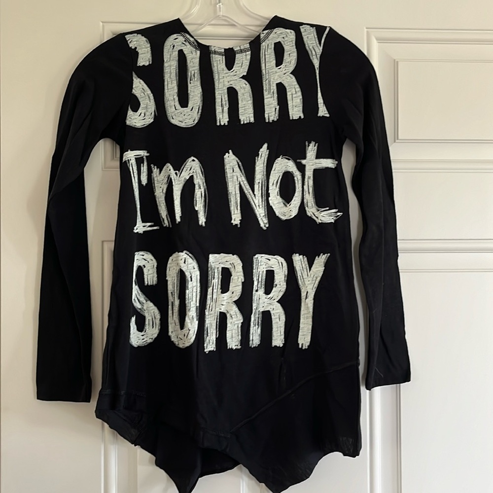 NWT Girls Sisley Long Sleeve T-Shirt, Size: XL / 10-11